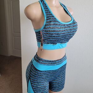 BRAND NEW BIKERS SHORTS AND SPORTS BRA